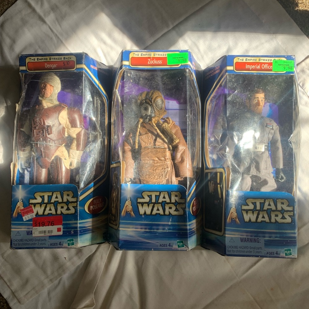 Set of 3 Star Wars collectible